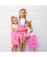 ფოტო #3 პროდუქტის Little Girls Kindergarten is Magical Short Sleeve Tutu Dress