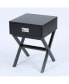 Фото #2 товара X-Leg Accent End Table With Storage