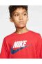 Фото #2 товара Футболка Nike Детская Красная Спортивная (ar5252-659)