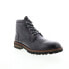 Roan by Bed Stu Barr FR80422 Mens Black Leather Lace Up Casual Dress Boots