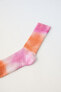 Long tie-dye socks
