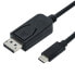 Фото #1 товара ROLINE 11.04.5845 - 1 m - DisplayPort - USB Type-C - Male - Male - 3840 x 2160 pixels