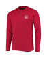 Фото #2 товара Men's Red Kansas City Chiefs Logo Maverick Thermal Henley Long Sleeve T-shirt