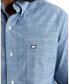 ფოტო #6 პროდუქტის Big & Tall eman Flex Long Sleeve Chambray Button Down Shirt