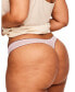 ფოტო #3 პროდუქტის Plus Size Rosa Thong Panty