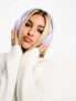 My Accessories London crochet ear muffs in lilac