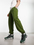 Фото #1 товара COLLUSION jogger with embroidered logo in dark green