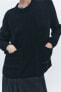 Фото #5 товара Джемпер ZARA Свитер с карманами из вязаного полотна