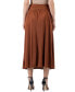 Women's Foldover with Pockets Maxi Skirt