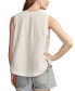 Фото #2 товара Women's Cotton Sleeveless Popover Shirt