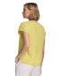 ფოტო #2 პროდუქტის Women's Short Sleeve Textured Blouse