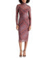 Фото #1 товара Women's Vivienne Paisley Turtleneck Midi Dress