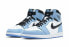 Фото #4 товара Кроссовки Nike Air Jordan 1 Retro High White University Blue Black (Голубой)