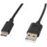 LANBERG CA-USBO-10CC-0018-BK M/M usb-a to usb-c cable 1.8 m