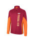 ფოტო #3 პროდუქტის Men's Maroon Virginia Tech Hokies Bart Quarter-Zip Windshirt