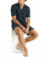 Фото #2 товара Men's Crafted Printed Camp Sleep Pajama Shirt