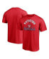 Фото #2 товара Men's Red Washington Nationals Hometown Logo T-shirt