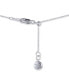 Denim Ombré (7/8 ct. t.w.) & White Sapphire (1/6 ct. t.w.) Graduated Adjustable 20" Lariat Necklace in 14k White Gold