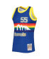 Men's Dikembe Mutombo Royal Denver Nuggets 1991-92 Hardwood Classics 75th Anniversary Diamond Swingman Jersey