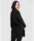 Фото #3 товара Women Ex Boyfriend Wool Blend Oversized Jacket