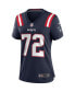 ფოტო #3 პროდუქტის Women's Matt Light Navy New England Patriots Game Retired Player Jersey