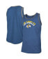 ფოტო #1 პროდუქტის Men's Heathered Royal Los Angeles Rams Ringer Tri-Blend Tank Top