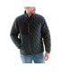 Big & Tall Insulated Diamond Quilted Jacket with Fleece Lined Collar