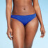 Фото #1 товара Juniors' Metallic Hipster Bikini Bottom - Xhilaration™ Blue Size S