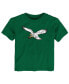 ფოტო #1 პროდუქტის Toddler Boys and Girls Kelly Green Distressed Philadelphia Eagles Retro T-shirt