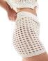 Фото #3 товара ASOS DESIGN knitted short co ord in cream