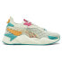 Фото #1 товара Puma RsXk Tropical Lace Up Mens Green Sneakers Casual Shoes 39594102