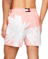 Фото #2 товара Men's Palm Print 5" Swim Trunks