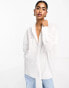 ASOS DESIGN oversized shirt in white