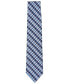 ფოტო #2 პროდუქტის Men's Lane Plaid Silk Tie
