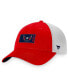 Фото #5 товара Men's Red, White Washington Capitals Authentic Pro Rink Trucker Snapback Hat