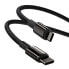 Фото #7 товара Kabel przewód USB-C szybkie ładowanie Power Delivery PD QC 100W 5A 1m czarny