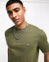 GANT shield logo t-shirt in dark green