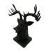 Фото #4 товара Skulptur Hirsch Schwarz Marmoroptik