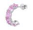 Charming single earrings Fancy Vibrant Pink FVP10