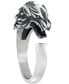 ფოტო #2 პროდუქტის Men's Wolf Ring in Stainless Steel