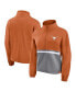 Фото #1 товара Women's Texas Orange Texas Longhorns Fleece Half-Zip Jacket