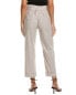 Vince Belted Linen-Blend Pant Women's M