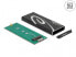 Delock 42007 - SSD enclosure - M.2 - Serial ATA - 6 Gbit/s - Hot-swap - Black