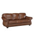 Фото #1 товара White Label Dadeville 85" Leather Match Sofa