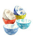 Фото #1 товара Seaside Set of 6 All Purpose Bowl, 4.75" 6 Asst