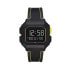 PUMA Men Remix Polyurethane Watch, Color: Black/Yellow (Model: P5024)