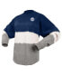 Фото #2 товара Women's Branded Blue, Gray Winnipeg Jets Ombre Long Sleeve T-shirt