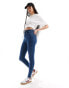 ASOS DESIGN Tall skinny jeans in mid blue W26 L36 - фото #8