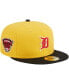 Фото #1 товара Men's Yellow, Black Detroit Tigers Grilled 59FIFTY Fitted Hat