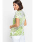 ფოტო #3 პროდუქტის Women's 100% Organic Cotton Embellished Palm Print T-Shirt